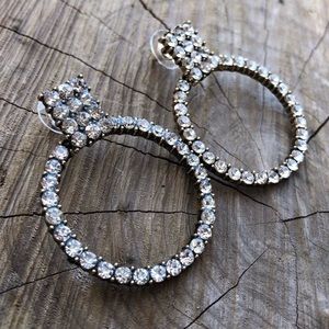 Crystal Hoop Earrings!
